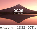 2026年新年賀卡 富士山 133240751