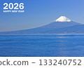 2026年新年賀卡 富士山 133240752