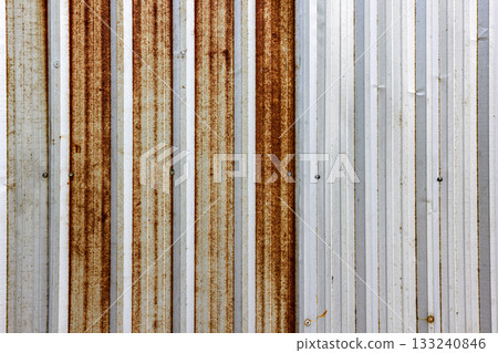 Grunge rusted metal texture. Corrosion of metal. Rust and corrosion in the weld. Corrosive Rust on old iron, rust and oxidized metal background. Old metal iron panel. 133240846