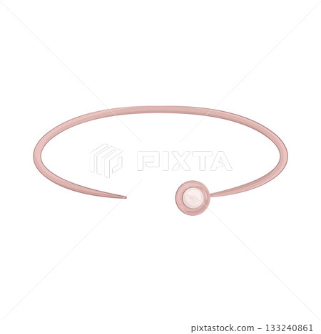 Illustration of bronze bangle Illustration of bronze bangle 133240861