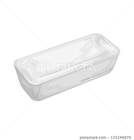 Illustration of silver bar Illustration of silver bar 133240879