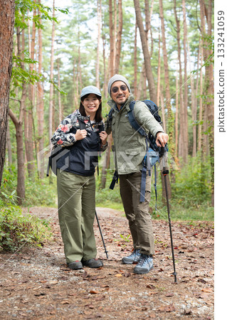 家庭在山梨縣八岳徒步旅行 家庭在山梨縣八岳徒步旅行 133241059