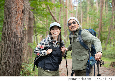 家庭在山梨縣八岳徒步旅行 家庭在山梨縣八岳徒步旅行 133241064