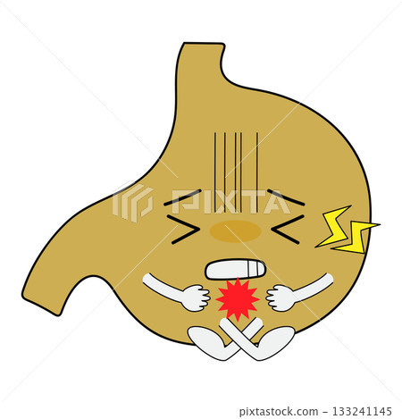 胃部症狀：按壓患處，疼痛，不適 133241145
