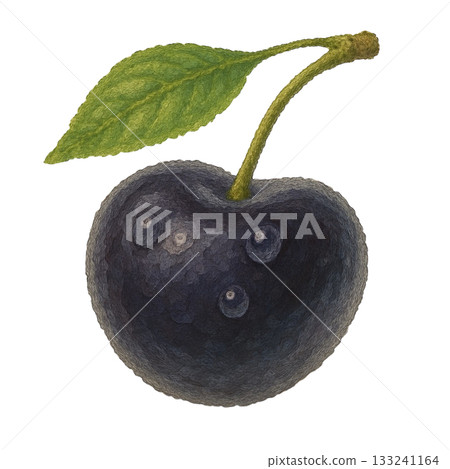 【水果】多汁黑櫻桃插圖 【水果】多汁黑櫻桃插圖 133241164