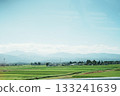 從火車車窗看到的稻田景色 133241639