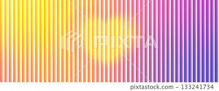 Summer gradient with ribbed glass vertical stripes and vibrant fractal glow. Abstract pastel bg 133241734
