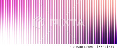 Ribbed fractal glass texture background with pastel magenta gradient. Abstract vertical stripe pattern 133241735