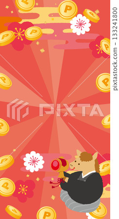 New Year's background for the Year of the Horse New Year's background for the Year of the Horse 133241800