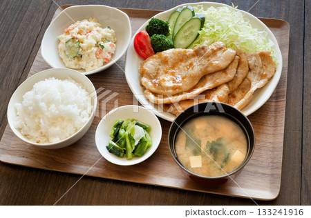Grilled pork ginger Grilled pork ginger 133241916
