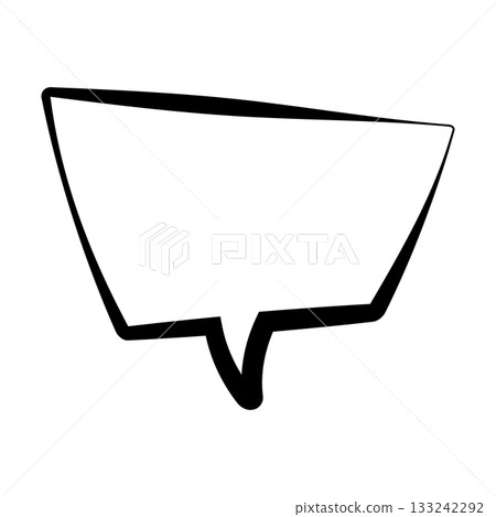 黑色對話框的插圖 133242292