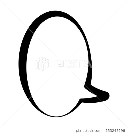 黑色對話框的插圖 133242296