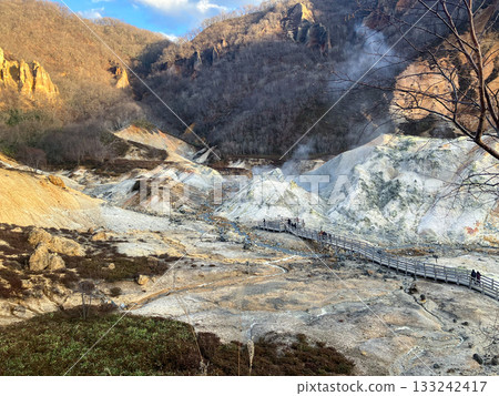 Hokkaido Noboribetsu Onsen Jigokudani Hokkaido Noboribetsu Onsen Jigokudani 133242417