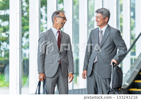 Businessman senior man 133243216