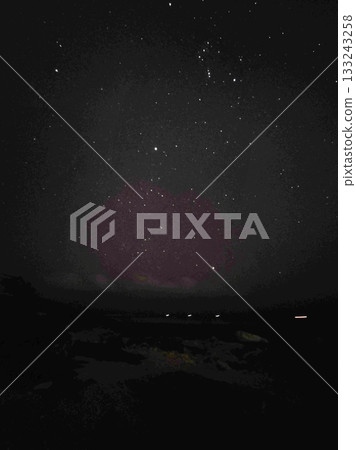 Starry sky in winter on Ishigaki Island, Okinawa Prefecture Starry sky in winter on Ishigaki Island, Okinawa Prefecture 133243258