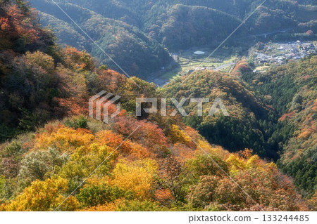 Autumn leaves around Fukuroda Falls in Daigo Town, Ibaraki Prefecture Autumn leaves around Fukuroda Falls in Daigo Town, Ibaraki Prefecture 133244485