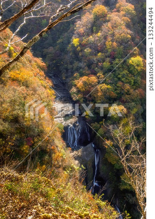 Autumn leaves around Fukuroda Falls in Daigo Town, Ibaraki Prefecture Autumn leaves around Fukuroda Falls in Daigo Town, Ibaraki Prefecture 133244494