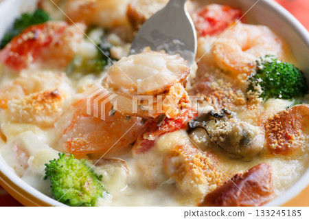 Seafood Gratin Seafood Gratin 133245185