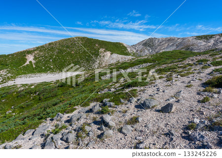 View from the hiking trail at Iwaonupuri in Niseko View from the hiking trail at Iwaonupuri in Niseko 133245226