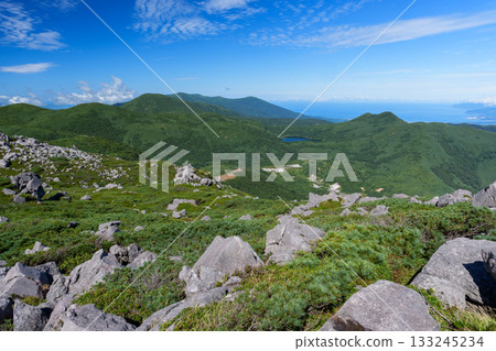 View from the hiking trail at Iwaonupuri in Niseko 133245234