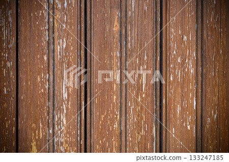 Wooden planks weathered by time showcase rich textures and natural beauty in rustic charm 133247185
