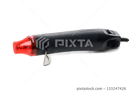 Mini construction heat gun isolated on white background 133247426