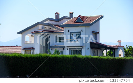 Charming Cypriot village houses with stone walls 133247794