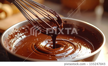 【AI影像】混合融化的巧克力 133247843