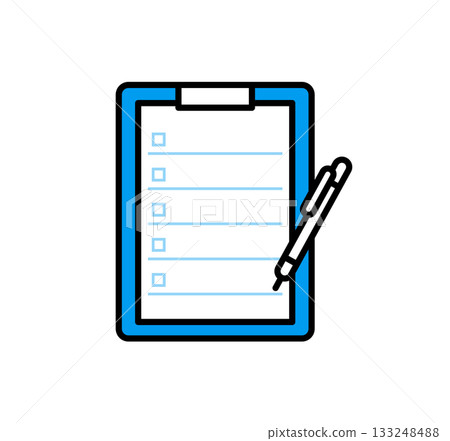 Clipboard icon illustration / vector 133248488