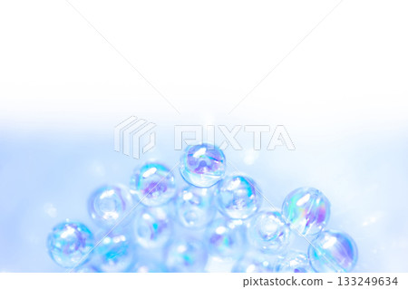 Glass balls and sparkling background material 133249634