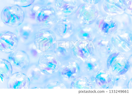 Glass balls and sparkling background material Glass balls and sparkling background material 133249661