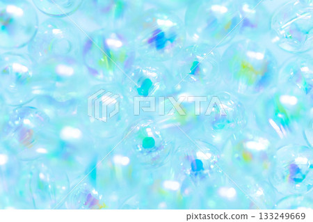 Glass balls and sparkling background material 133249669