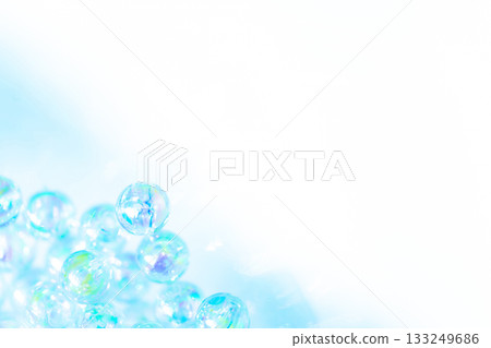 Glass balls and sparkling background material Glass balls and sparkling background material 133249686
