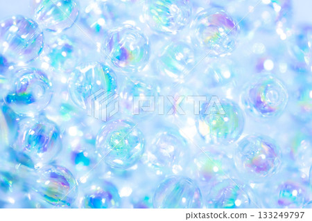 Glass balls and sparkling background material 133249797