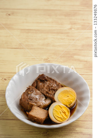 Braised boiled egg with pigs Braised boiled egg with pigs 133249876