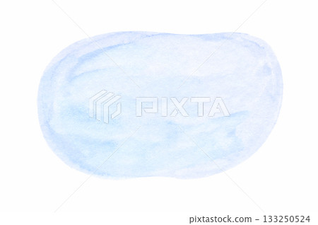 Light blue watercolor brush stroke abstract art with soft texture on white Light blue watercolor brush stroke abstract art with soft texture on white 133250524