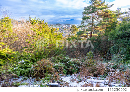 從東海廣場眺望二丘的冬日景色，殘雪依舊。 4號，京都府京都市右京區 133250992
