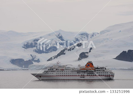 The ultimate unexplored region: A cruise ship sailing through Antarctic waters 133251996