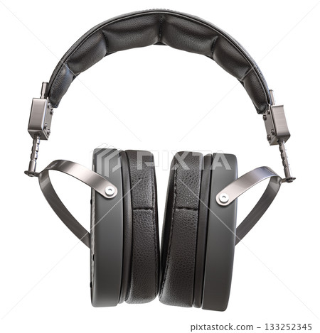 3d professional audio headphones isolated 133252345