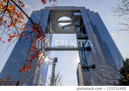 Umeda sky building osaka autumn architecture landmark Umeda sky building osaka autumn architecture landmark 133252488