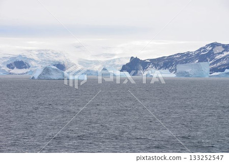 終極未開發地區：南極海域、南設得蘭群島、夏季景色 133252547