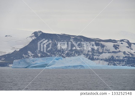 The ultimate unexplored region: Antarctic waters, South Shetland Islands, summer scenery 133252548