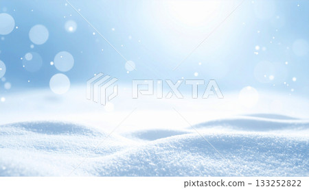 Glowing snowfield, AI-generated image 133252822