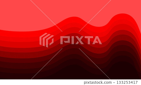 Abstract Horizontal Gradient Bands with Smooth Flow and Depth on Light Background Abstract Horizontal Gradient Bands with Smooth Flow and Depth on Light Background 133253417