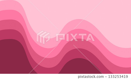 Abstract Horizontal Gradient Flow with Smooth Curves on Light Background Abstract Horizontal Gradient Flow with Smooth Curves on Light Background 133253419