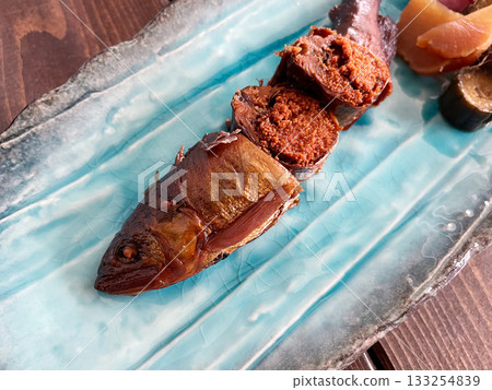 Boiled sweet potato dumplings 133254839