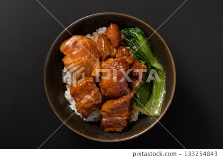 Boiled pork belly bowl 133254843