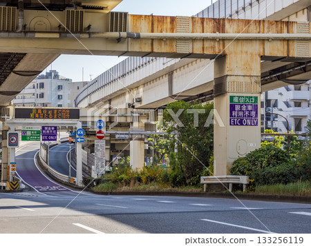 Metropolitan Expressway Route 9 Fukagawa Line Fukuzumi Entrance 133256119