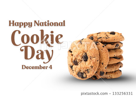 Celebrate National Cookie Day with tasty cookies, isolated, PNG Celebrate National Cookie Day with tasty cookies, isolated, PNG 133256331