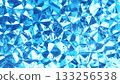 藍色閃亮寶石、玻璃和冰背景紋理 133256538
